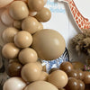 122 Coffee Balloon Arch Garland Kit Set Baby Shower Wedding Birthday Party Decor