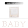 4Pcs/Set Balloon BABY Box Cube Clear Boxes Birthday Baby Shower Party Gift