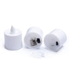 72X LED WHITE TEA LIGHT TEALIGHT CANDLES FLAMELESS WEDDING BATTERY INCLUDED