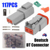 233PCS Deutsch Kit DT 2 Way Series Connector Plug Waterproof Auto Marine DT2 Pin