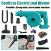 2-in-1 Cordless Electric Leaf Blower Home Car Dust Remove Vacuum Cleaner Battery