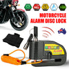 Motorcycle Alarm Disc Lock Motor Bike Brake Security Electric Rotor Lock Bicycle