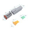 233PCS Deutsch Kit DT 2 Way Series Connector Plug Waterproof Auto Marine DT2 Pin