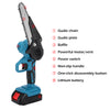 36V 6"Rechargeable Electric Mini Cordless Chainsaw 2XBattery Powered Wood Cutter