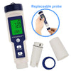 PH EC TDS Salinity Temp 5 in 1 Pen Meter LCD Digital Water Quality Monitor Test