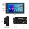 7'' 2 Din Car Stereo Radio Bluetooth GPS Android Apple CarPlay FM WIFI w/ Camera