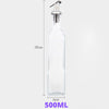 4PCS 500ml Olive Oil Vinegar Pourer Dispenser Glass Bottle Kitchen Tools Cooking