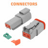 233PCS Deutsch Kit DT 2 Way Series Connector Plug Waterproof Auto Marine DT2 Pin