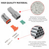 233PCS Deutsch Kit DT 2 Way Series Connector Plug Waterproof Auto Marine DT2 Pin