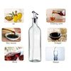 4PCS 500ml Olive Oil Vinegar Pourer Dispenser Glass Bottle Kitchen Tools Cooking