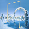 2M Square Wedding Arch Backdrop Sign Stand Party Flower Decoration Background