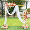 2M Square Wedding Arch Backdrop Sign Stand Party Flower Decoration Background