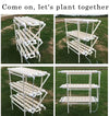 Hydroponic Grow Kit 108 Sites Water Pump Home Plant Vegetable Garden System PVC