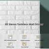 3D Wall Paper Rolls Panel Brick Stickers Mural Marble Self Adhesive waterproof
