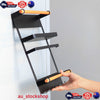Kitchen Fridge Organiser Rack Refrigerator Magnetic Shelf Towel Holder with Hook