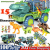 Truck Dinosaur Transport Engineering Vehicle Model Educational Toy Car