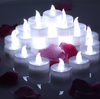 72X LED WHITE TEA LIGHT TEALIGHT CANDLES FLAMELESS WEDDING BATTERY INCLUDED