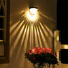 4-6PCS Solar Powered LED Wall Lights Door Fence Lights Outdoor Garden Lamp Light