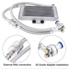 Motorcycle Oil Cooler CB CG Engine Radiator 8 Row Dirt Bike Pit Bike 100CC-250CC