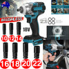 1/2" Cordless Impact Wrench Driver Brushless Rattle Gun For Makita 18V Battery