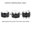 Coffee Distributor & Tamper, Dual Head Coffee Leveler Fits for 53mm Breville NEW