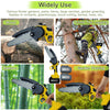 8inch Mini Cordless Electric Chainsaw 2XBattery-Powered Wood Cutter Rechargeable