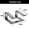 Aluminium Laptop Stand Portable Ergonomic Tray Holder Cooling Riser Desk Table