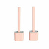 Bathroom Silicone Bristles Toilet Brush with Holder Creative Cleaning Brush Set