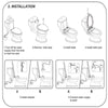 Hygiene Toilet Bidet Seat Bidet Sprayer Water Wash Clean Unisex Toilet Washer