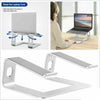 Aluminium Laptop Stand Portable Ergonomic Tray Holder Cooling Riser Desk Table