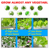 Hydroponic Grow Kit 108 Sites Water Pump Home Plant Vegetable Garden System PVC