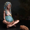 Millennial Gaia Mother Earth Goddess Art Statue Figurine Art Ornament Table Home Garden Decorations Gift