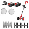 3in1 Cordless Grass Trimmer Grass Lawn Brush Cutter Whipper Snipper + Battery